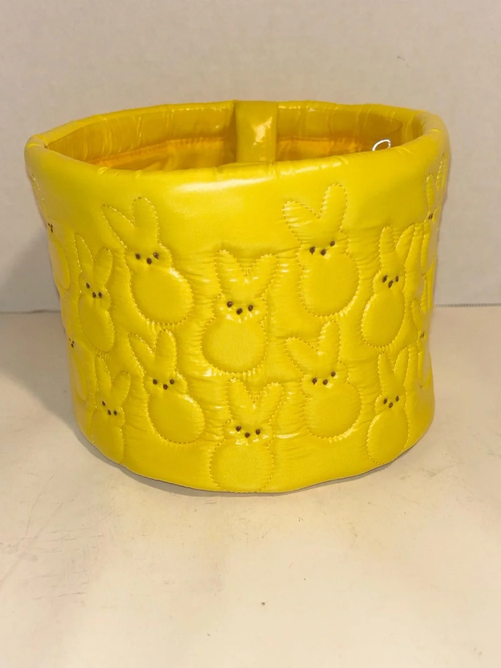 Bath & Body Works x Peeps Yellow Quilted Bunny Basket-Discontinued New
